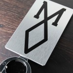 Modus Brushed Silver ACM Tap Decal