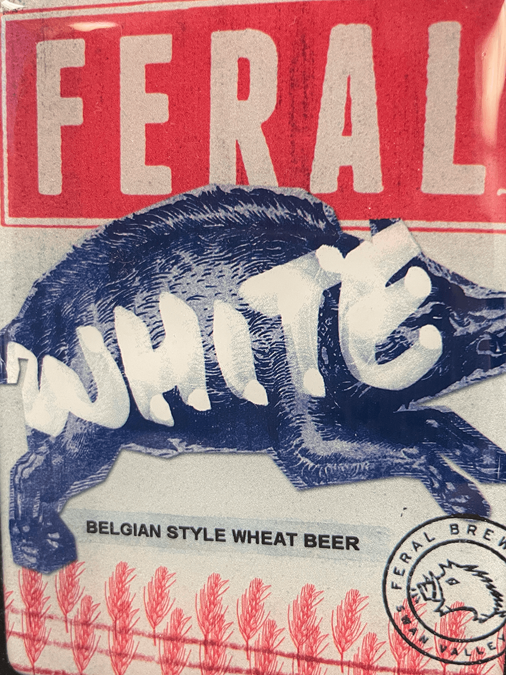Sun Tap Decals_Feral Brewing Company_Beer Tap Decal_Before_White