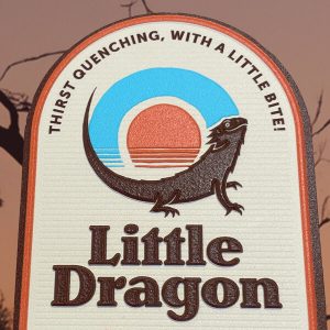 Little Dragon Beer Tap Decal