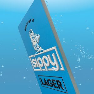 Sippy Lager Beer Tap Decal