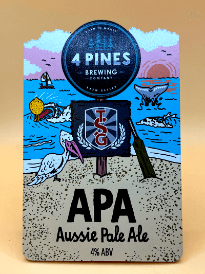 4 Pines Brewing Co Tap Decal