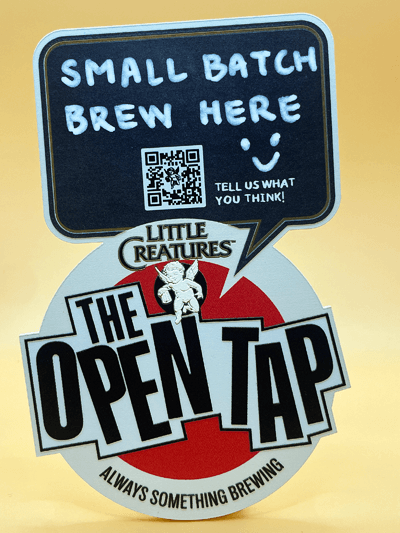 Little Creatures The Open Tap Tap Decal