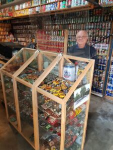 Martin with his incredible collection